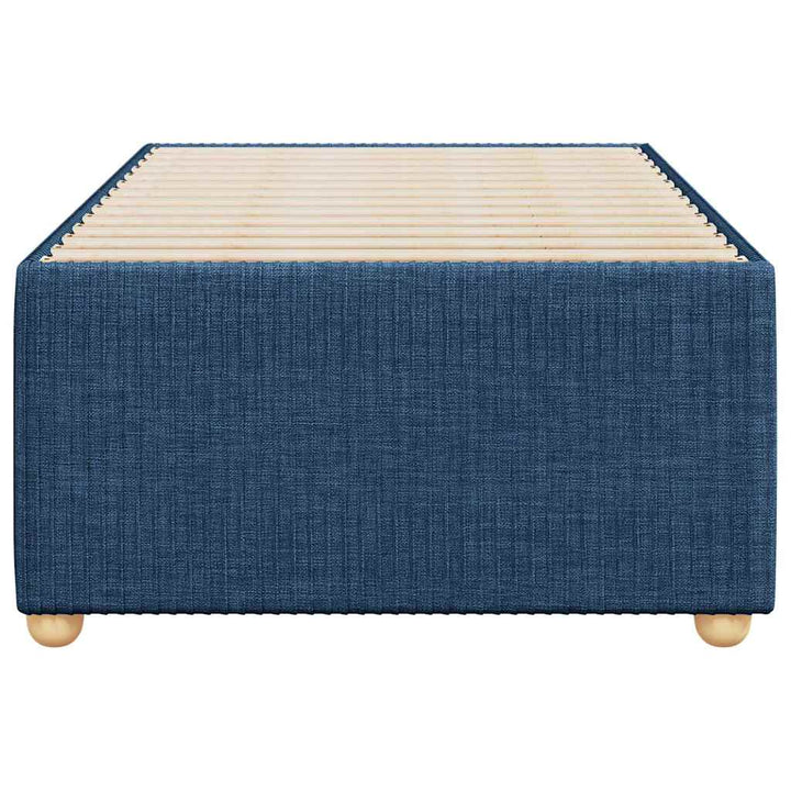 sengeramme uden madras 100x200 cm stof blå