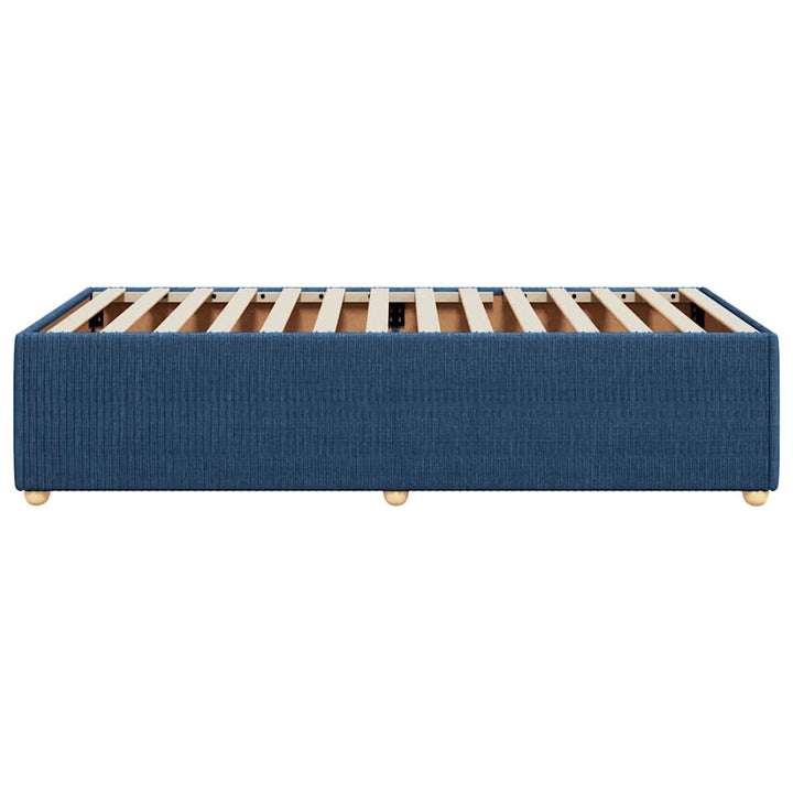 sengeramme uden madras 100x200 cm stof blå