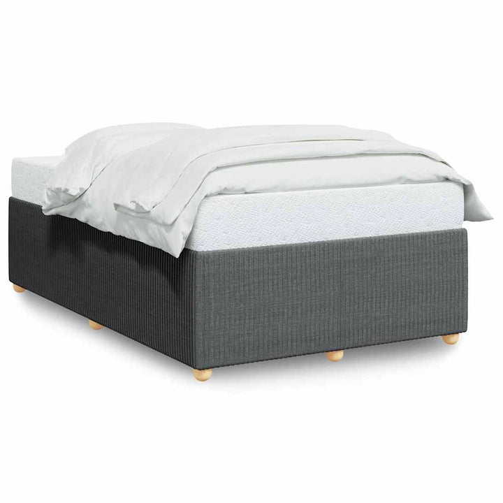 sengeramme uden madras 120x190 cm stof enkeltseng Mørkegrå