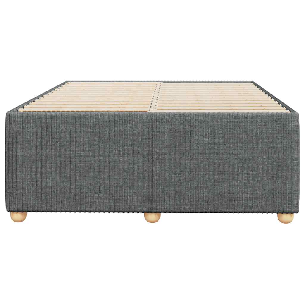 sengeramme uden madras 120x190 cm stof enkeltseng Mørkegrå