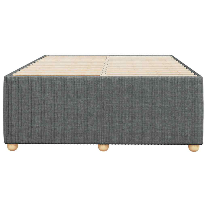 sengeramme uden madras 120x190 cm stof enkeltseng Mørkegrå