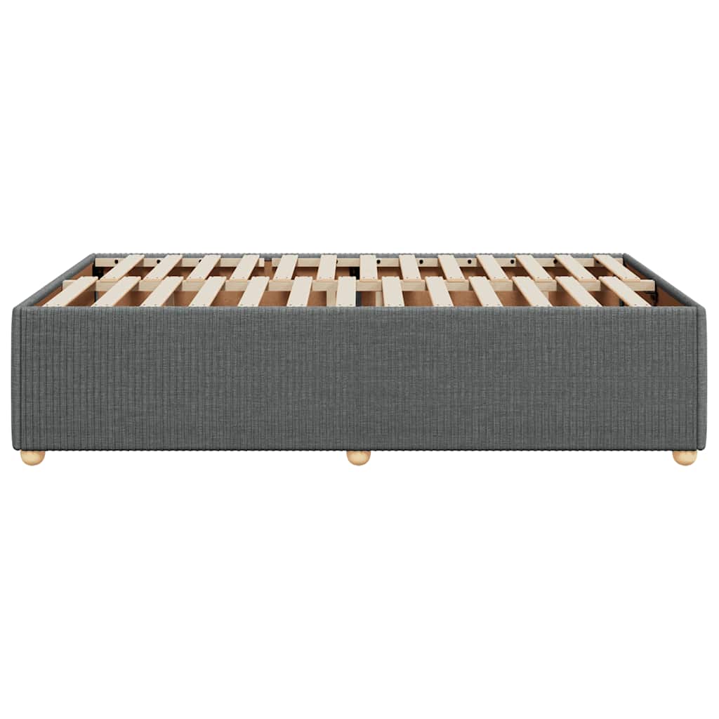 sengeramme uden madras 120x190 cm stof enkeltseng Mørkegrå