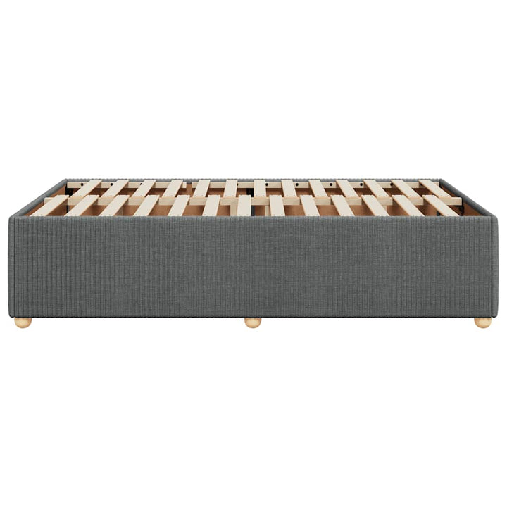 sengeramme uden madras 120x190 cm stof enkeltseng Mørkegrå