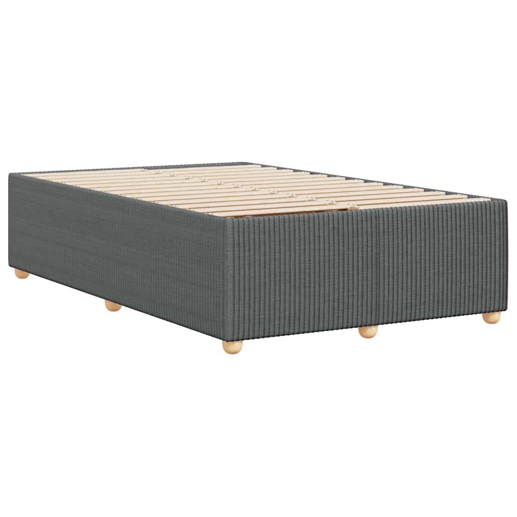 sengeramme uden madras 120x190 cm stof enkeltseng Mørkegrå