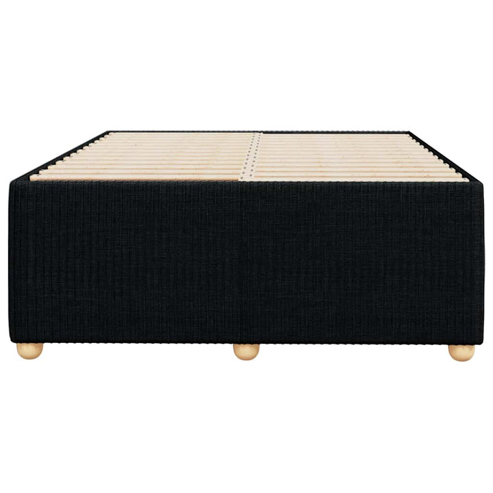 sengeramme uden madras 120x190 cm stof sort