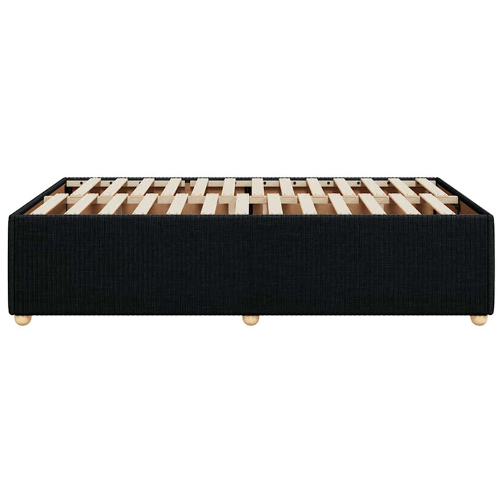 sengeramme uden madras 120x190 cm stof sort