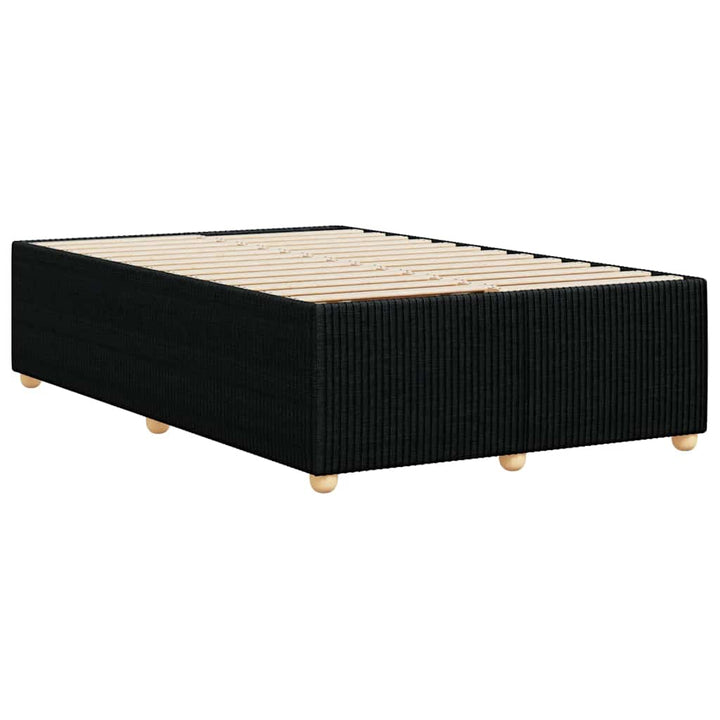 sengeramme uden madras 120x190 cm stof sort