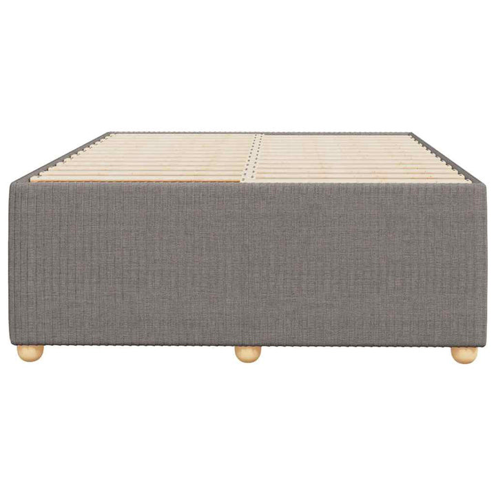 sengeramme uden madras 120x190 cm stof gråbrun