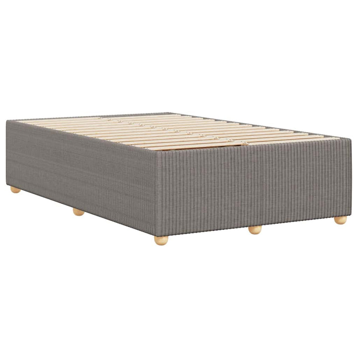 sengeramme uden madras 120x190 cm stof gråbrun