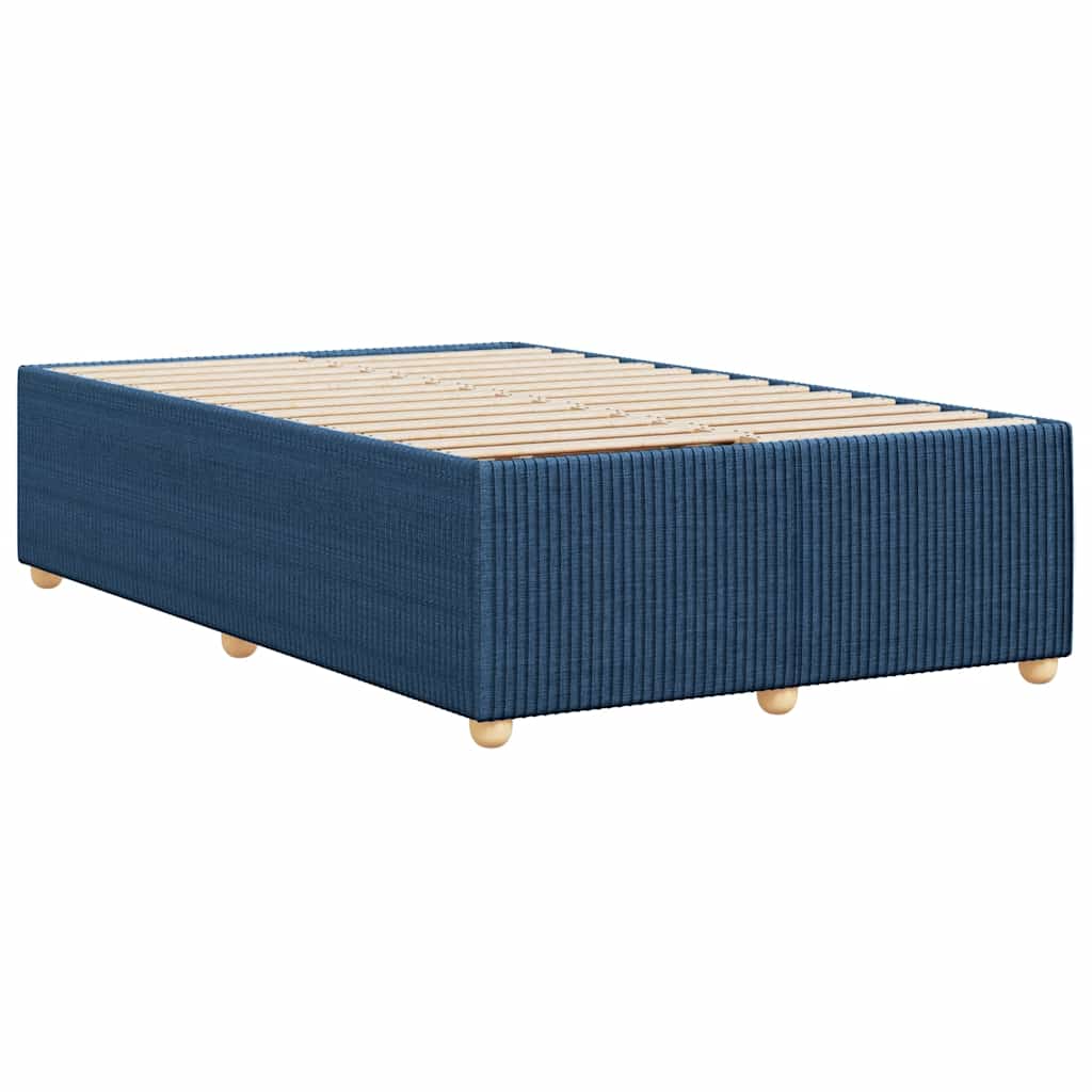 sengeramme uden madras 120x200 cm stof blå