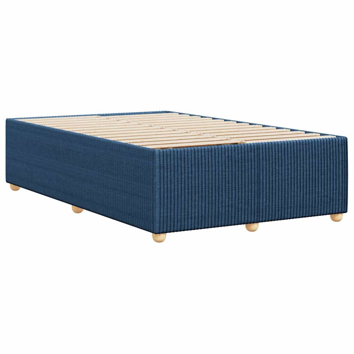 sengeramme uden madras 120x200 cm stof blå