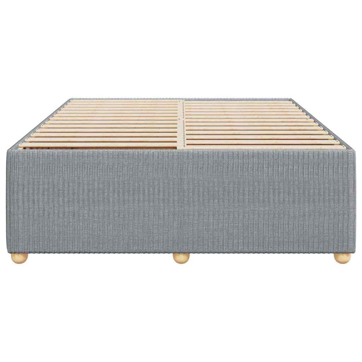 sengeramme uden madras 140x190 cm stof lysegrå