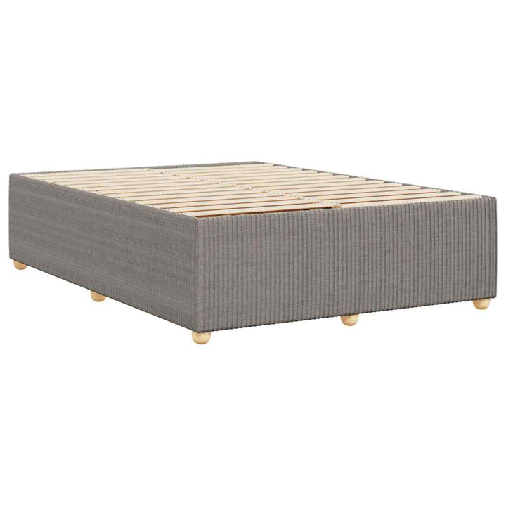 sengeramme uden madras 140x190 cm stof gråbrun