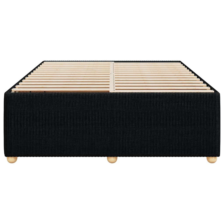 sengeramme uden madras 140x200 cm stof sort