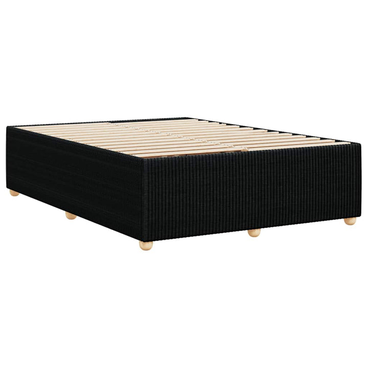 sengeramme uden madras 140x200 cm stof sort