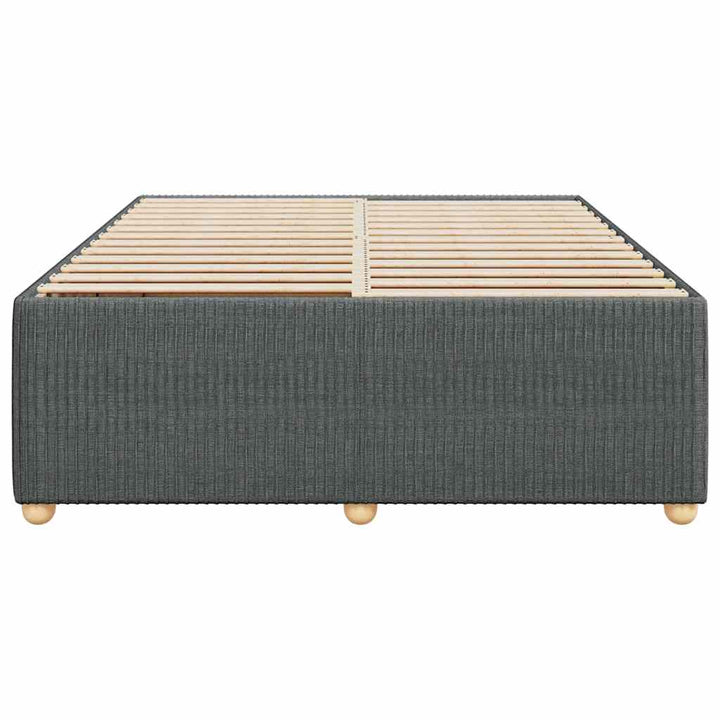 sengeramme uden madras 160x200 cm stof mørkegrå