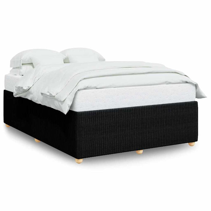 sengeramme uden madras 160x200 cm stof sort
