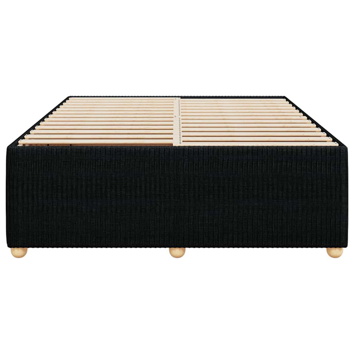 sengeramme uden madras 160x200 cm stof sort