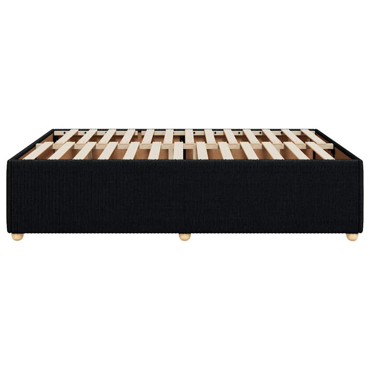 sengeramme uden madras 160x200 cm stof sort
