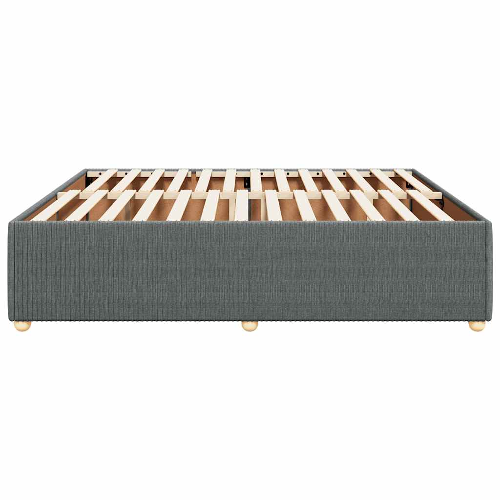 sengeramme uden madras 180x200 cm stof mørkegrå