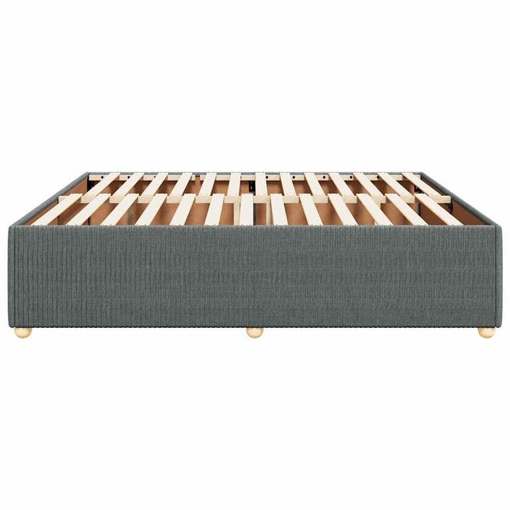 sengeramme uden madras 180x200 cm stof mørkegrå