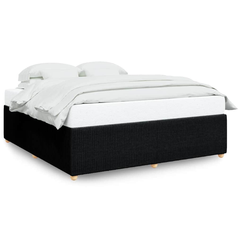 sengeramme uden madras 180x200 cm stof sort