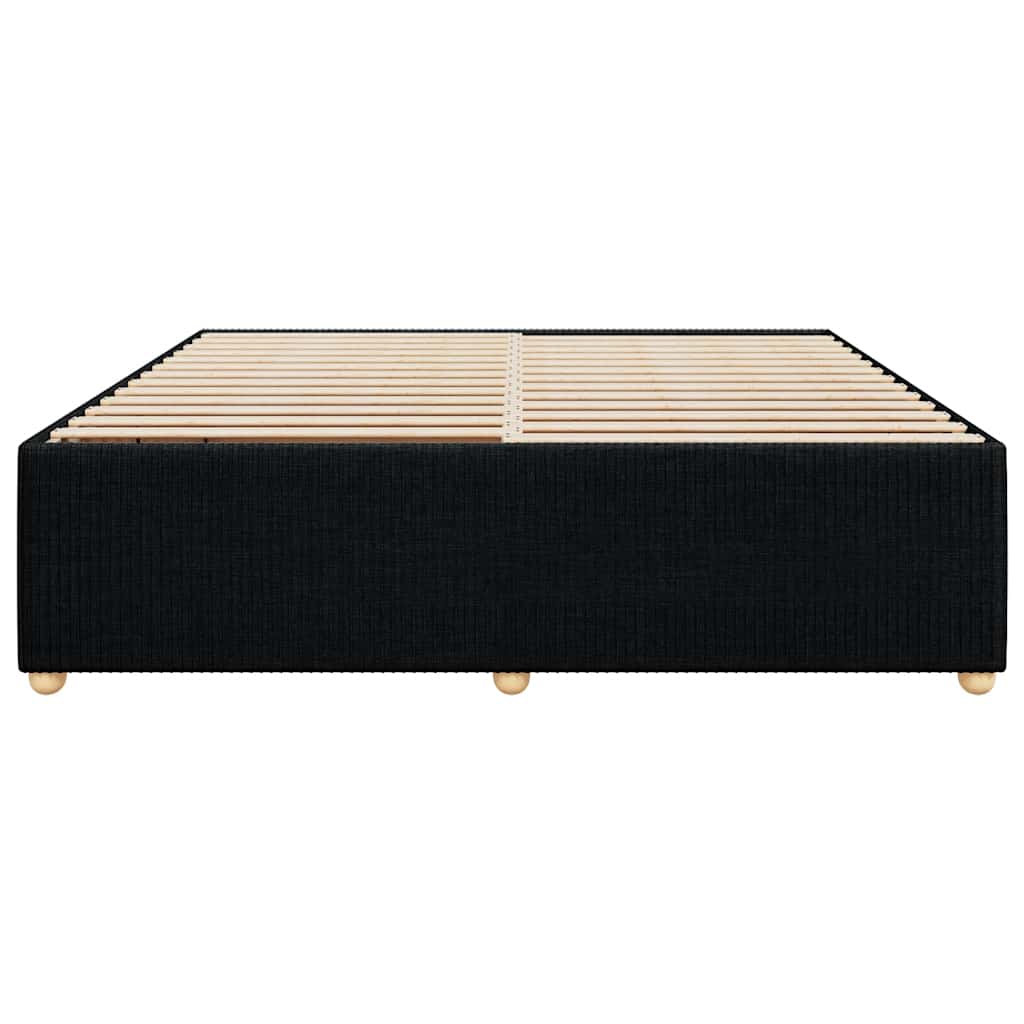 sengeramme uden madras 180x200 cm stof sort