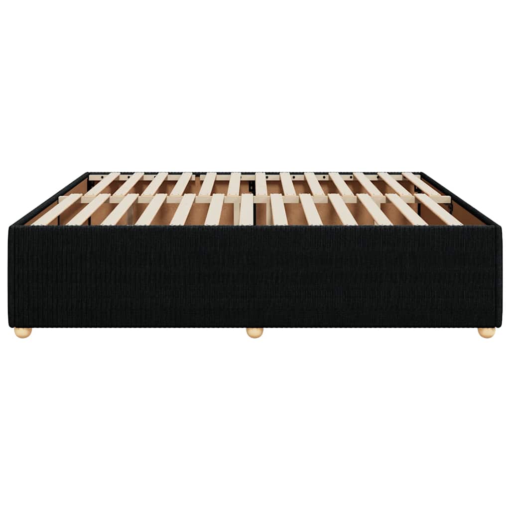 sengeramme uden madras 180x200 cm stof sort