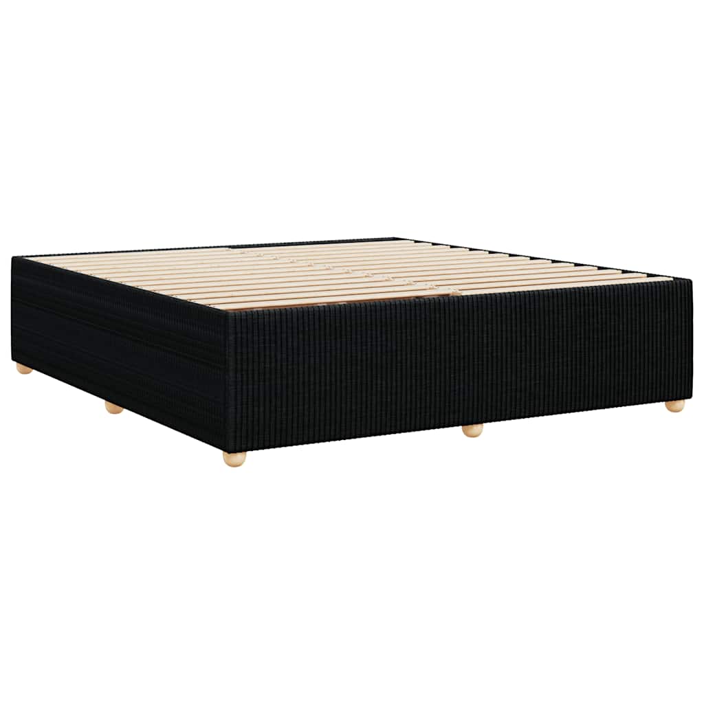 sengeramme uden madras 180x200 cm stof sort