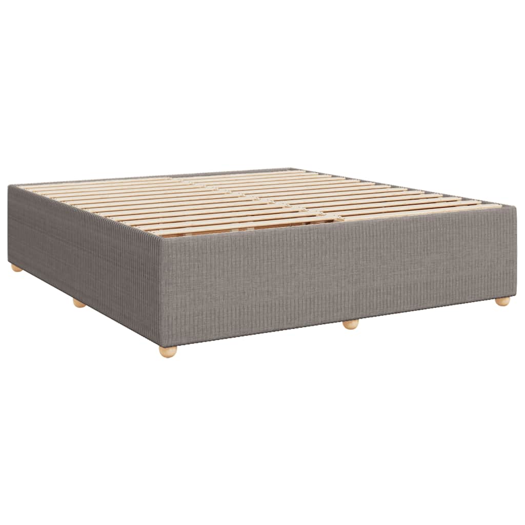 sengeramme uden madras 180x200 cm stof gråbrun
