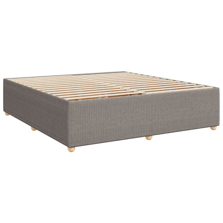 sengeramme uden madras 180x200 cm stof gråbrun