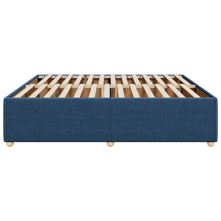 sengeramme uden madras 180x200 cm stof blå