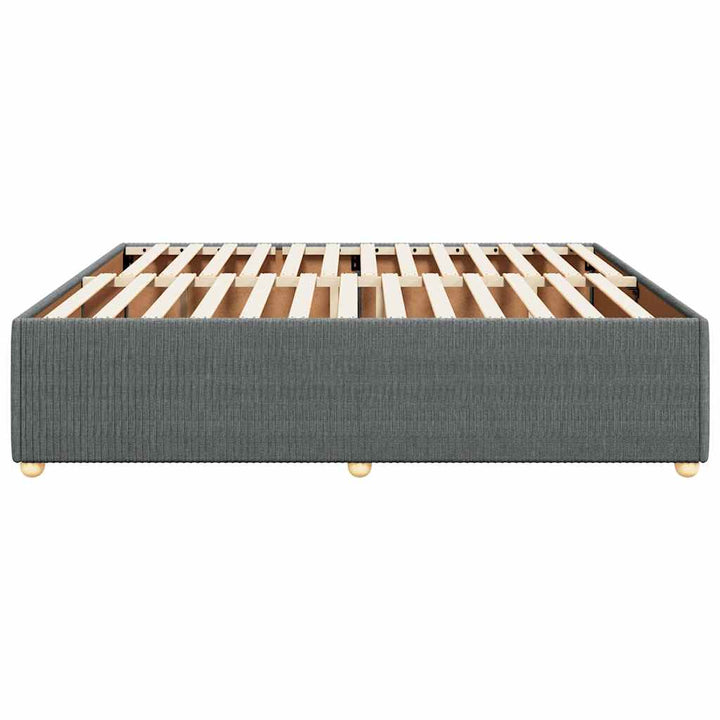 sengeramme uden madras 200x200 cm stof mørkegrå