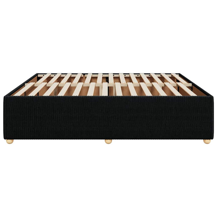 sengeramme uden madras 200x200 cm stof sort