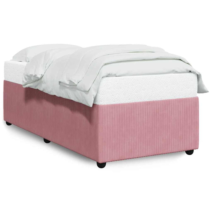 sengeramme 80x200 cm fløjl pink