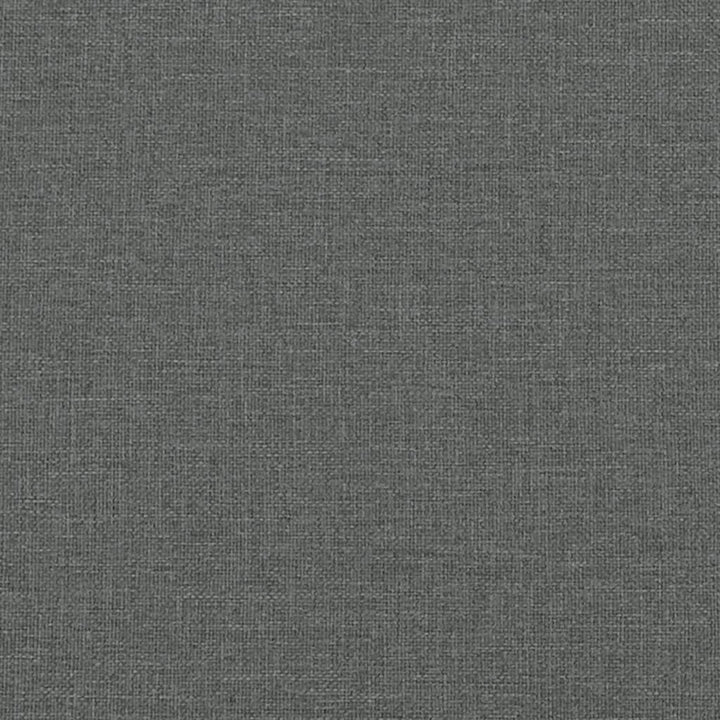 kontinentalseng med madras 180x200 cm stof mørkegrå