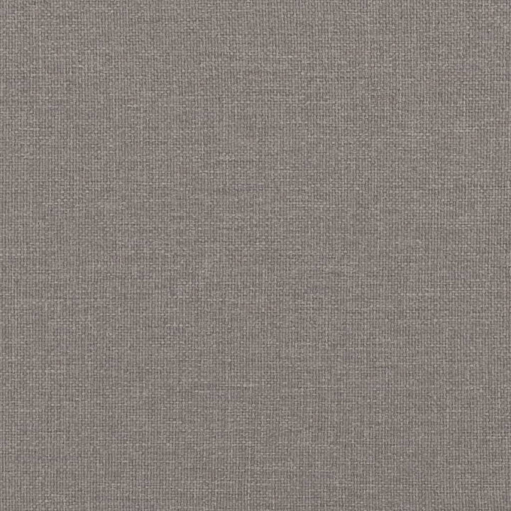 kontinentalseng med madras 140x200 cm stof gråbrun