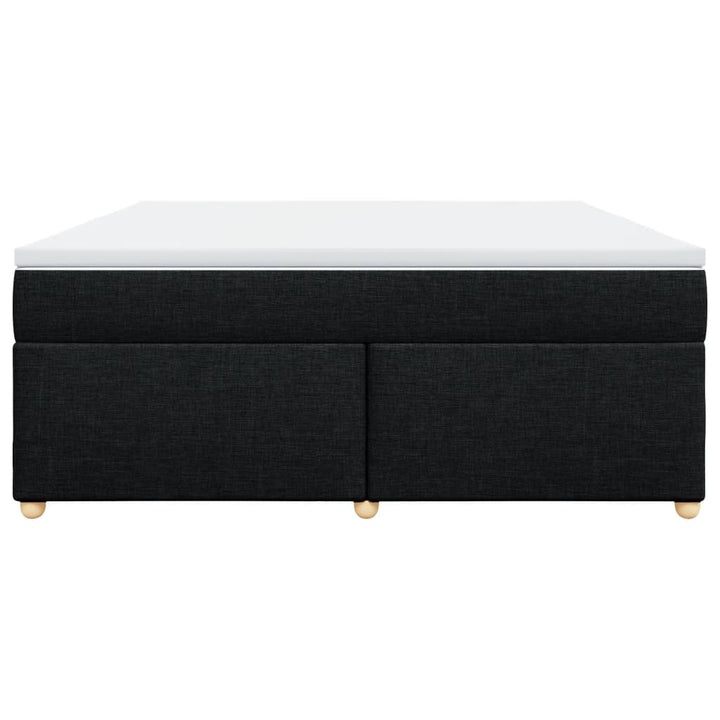 kontinentalseng med madras 180x200 cm stof sort