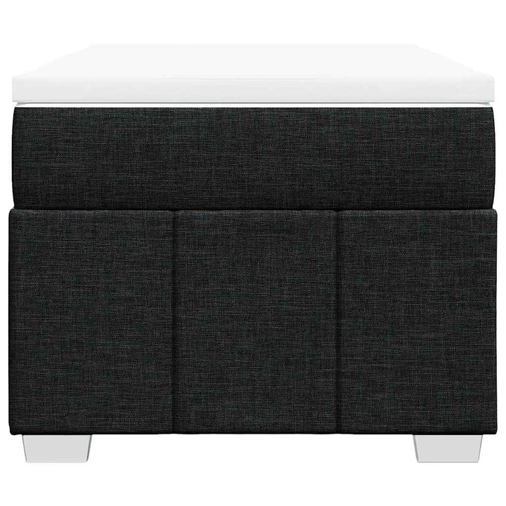 kontinentalseng med madras 100x200 cm stof sort