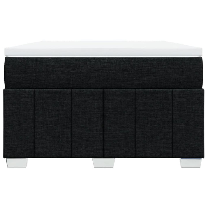 kontinentalseng med madras 120x190 cm stof sort