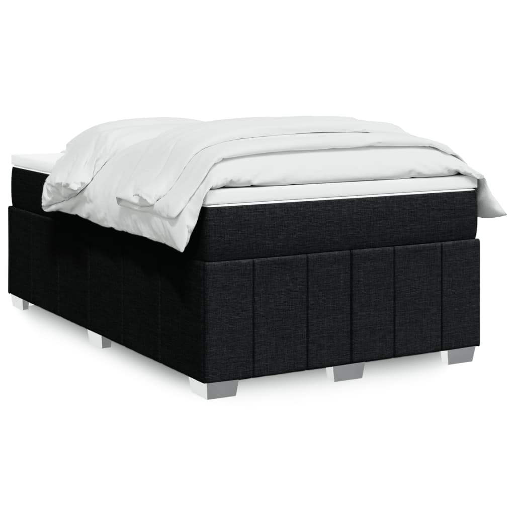 kontinentalseng med madras 120x190 cm stof sort
