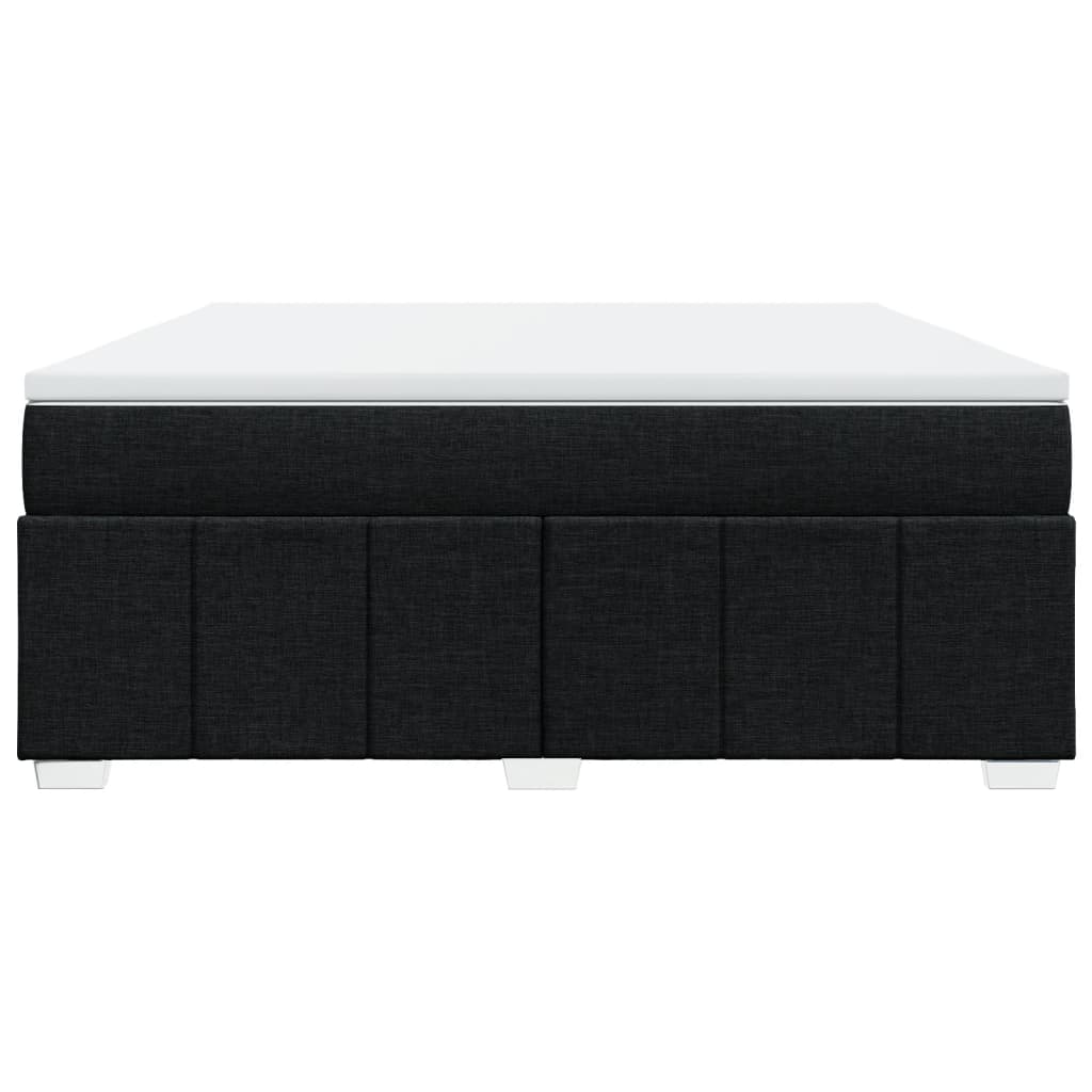 kontinentalseng med madras 180x200 cm stof sort