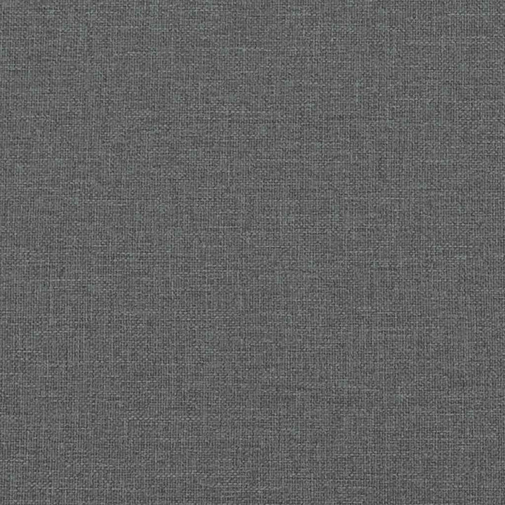 kontinentalseng med madras 80x200 cm stof mørkegrå