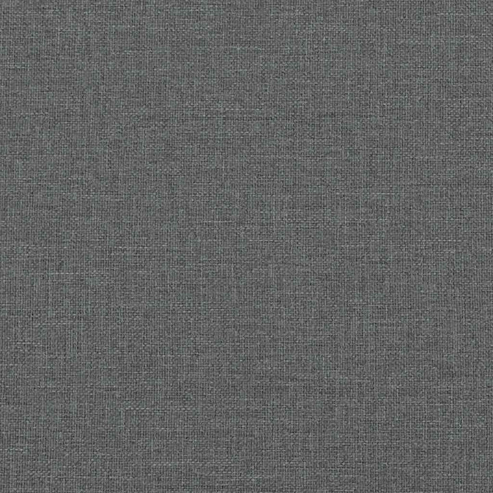 kontinentalseng med madras 90x190 cm stof mørkegrå