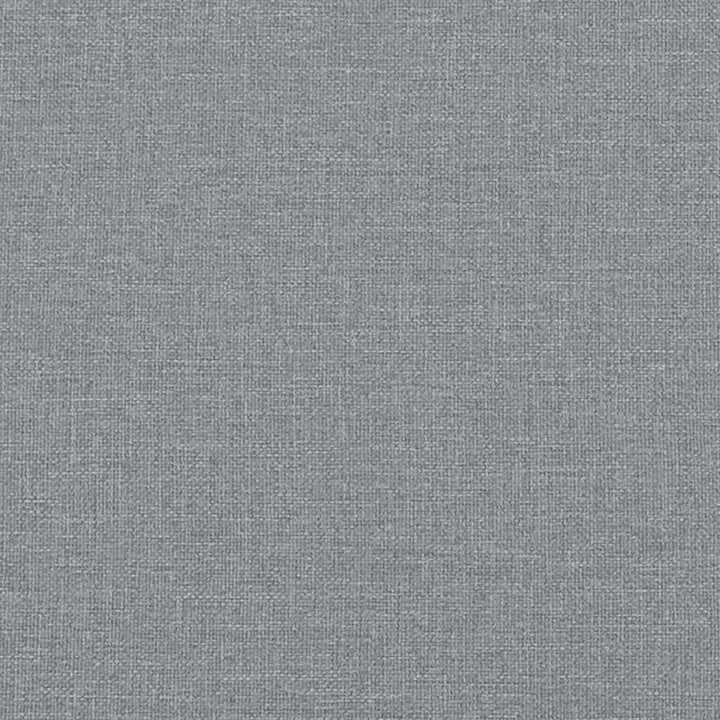 kontinentalseng med madras 90x200 cm stof lysegrå