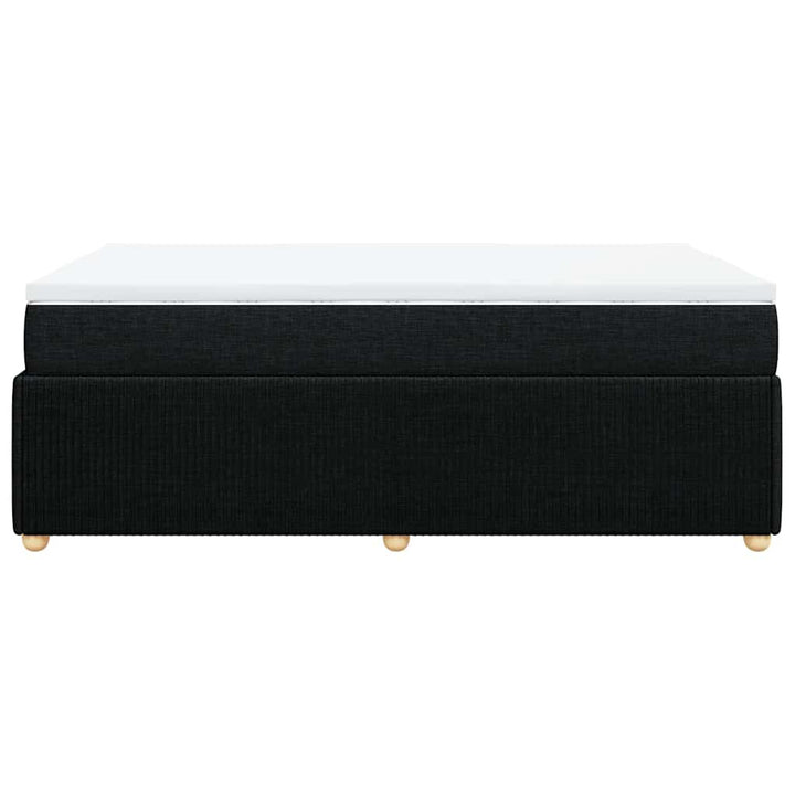 kontinentalseng med madras 120x190 cm stof sort