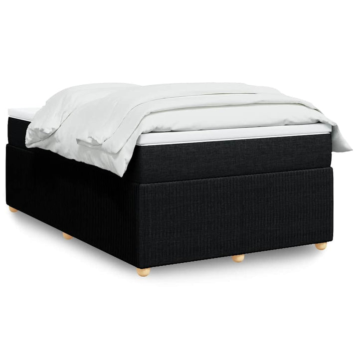 kontinentalseng med madras 120x190 cm stof sort