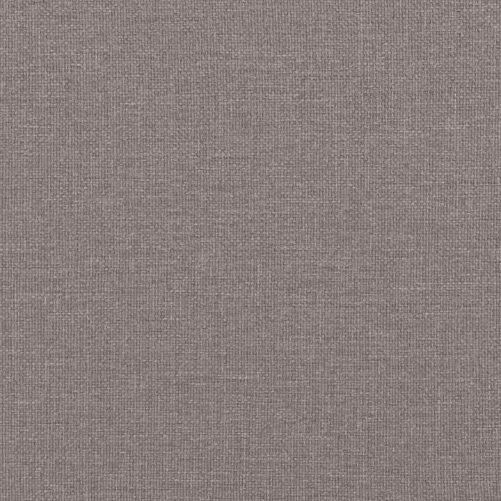 kontinentalseng med madras 140x190 cm stof gråbrun