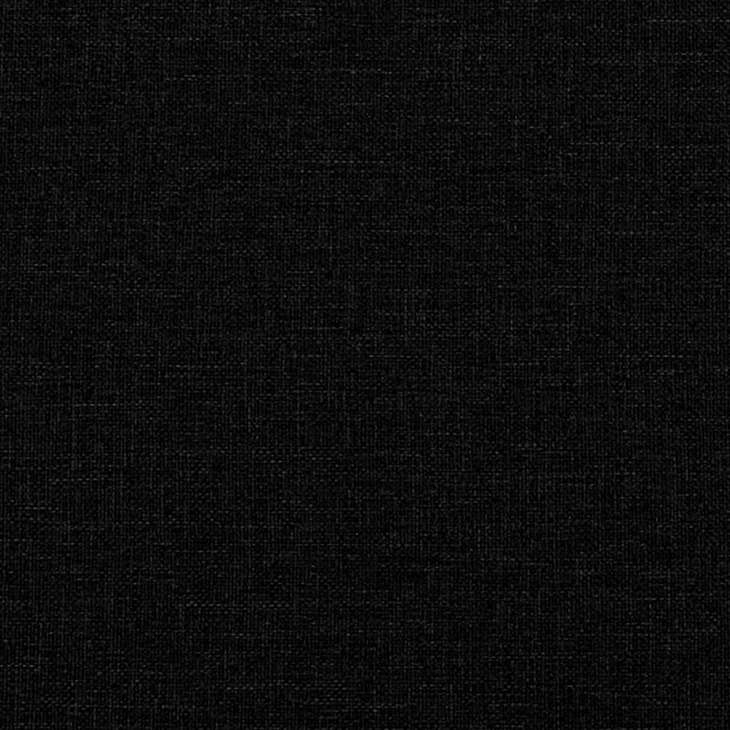 kontinentalseng med madras 160x200 cm stof sort