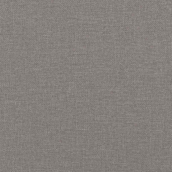 kontinentalseng med madras 200x200 cm stof gråbrun